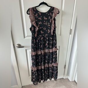 J. Crew | Tiered Floral Maxi Dress